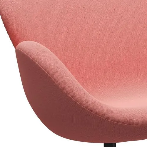 Fritz Hansen Swan™ Sofa 2 Seater, Black Lacquered/Capture Coral