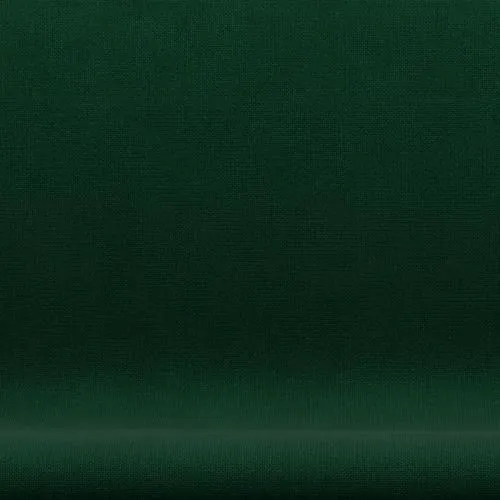 Fritz Hansen Swan™ Sofa 2 Seater, Black Lacquered/Hallingdal Bottle Green