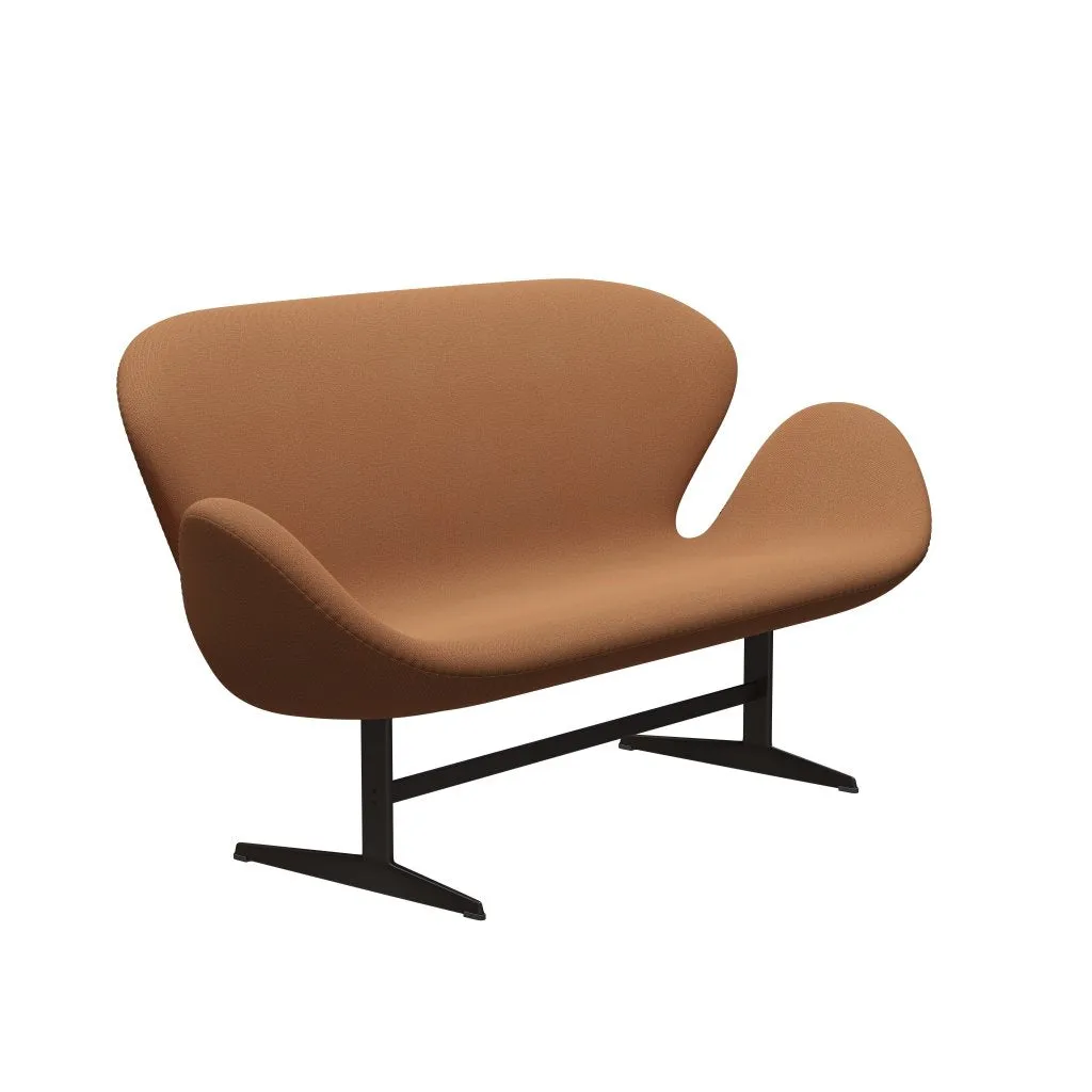 Fritz Hansen Swan™ Sofa 2 Seater, Brown Bronze/Capture Copper