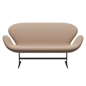 Fritz Hansen Swan™ Sofa 2 Seater, Brown Bronze/Capture Pink Sand