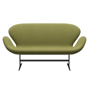 Fritz Hansen Swan™ Sofa 2 Seater, Brown Bronze/Capture Wamrgrün