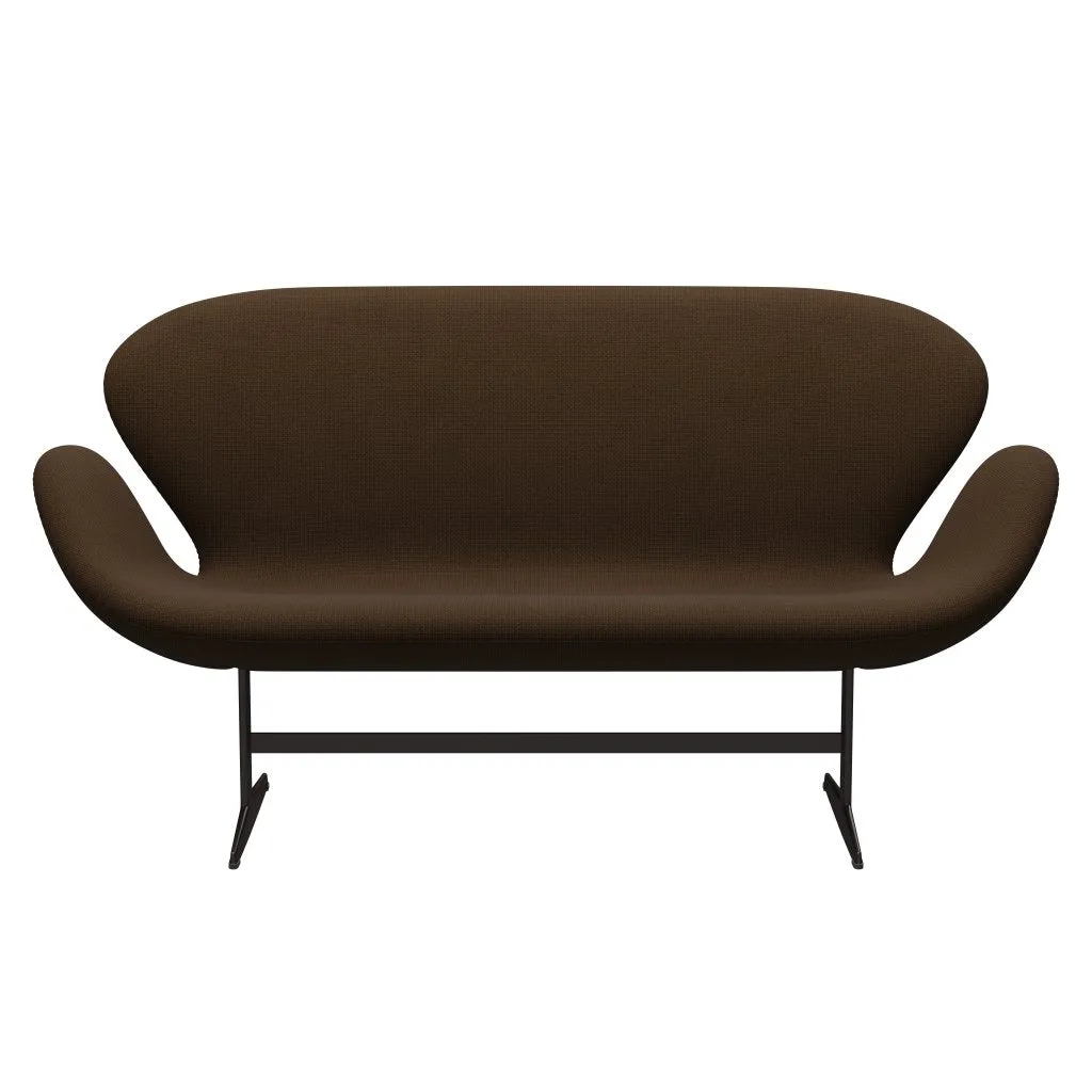 Fritz Hansen Swan™ Sofa 2 Seater, Brown Bronze/Diablo Chestnut