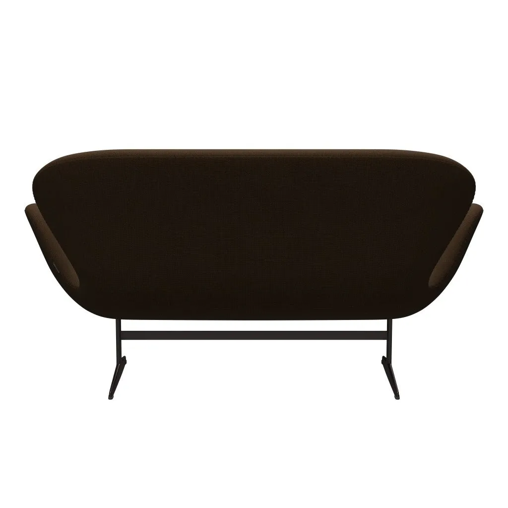 Fritz Hansen Swan™ Sofa 2 Seater, Brown Bronze/Diablo Chestnut