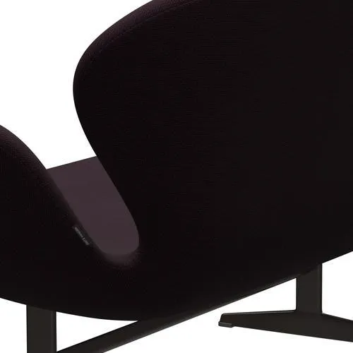 Fritz Hansen Swan™ Sofa 2 Seater, Brown Bronze/Diablo Plum