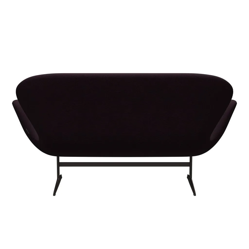Fritz Hansen Swan™ Sofa 2 Seater, Brown Bronze/Diablo Plum
