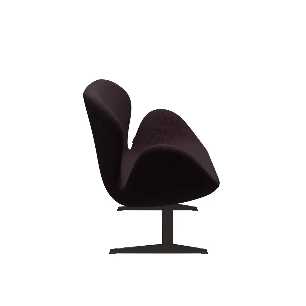 Fritz Hansen Swan™ Sofa 2 Seater, Brown Bronze/Diablo Plum