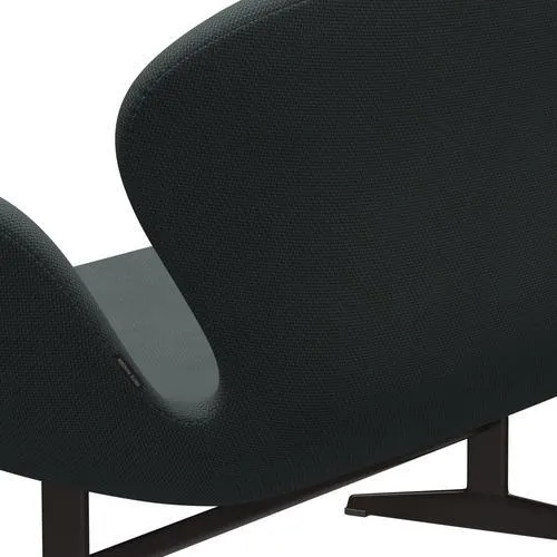 Fritz Hansen Swan™ Sofa 2 Seater, Brown Bronze/Diablo Steel Grey