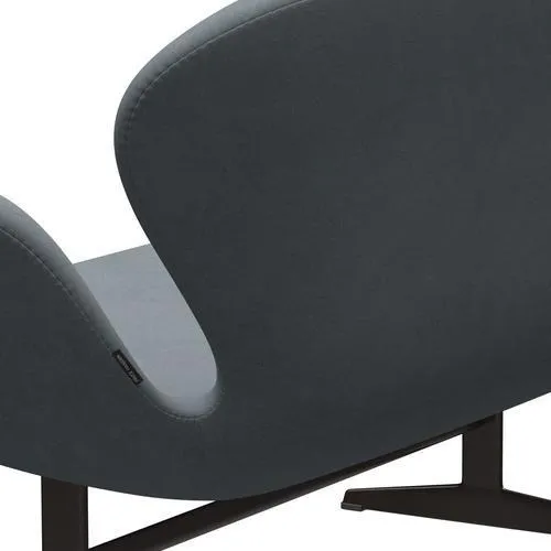 Fritz Hansen Swan™ Sofa 2 Seater, Brown Bronze/Divina Light Grey