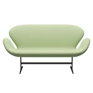 Fritz Hansen Swan™ Sofa 2 Seater, Brown Bronze/Divina Light Yellow