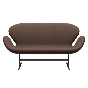 Fritz Hansen Swan™ Sofa 2 Seater, Brown Bronze/Divina Md Hazelnut