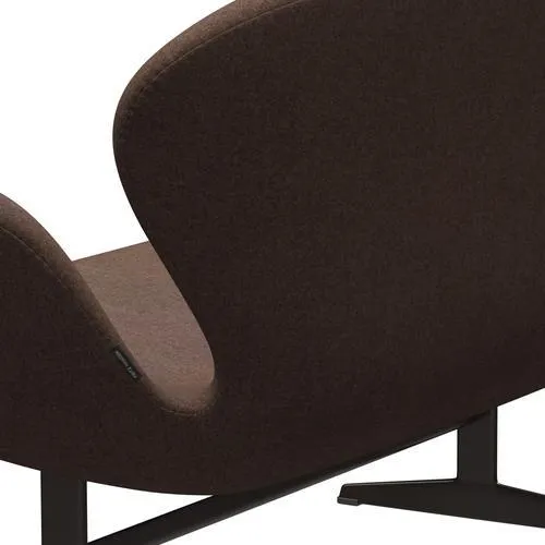 Fritz Hansen Swan™ Sofa 2 Seater, Brown Bronze/Divina Md Hazelnut