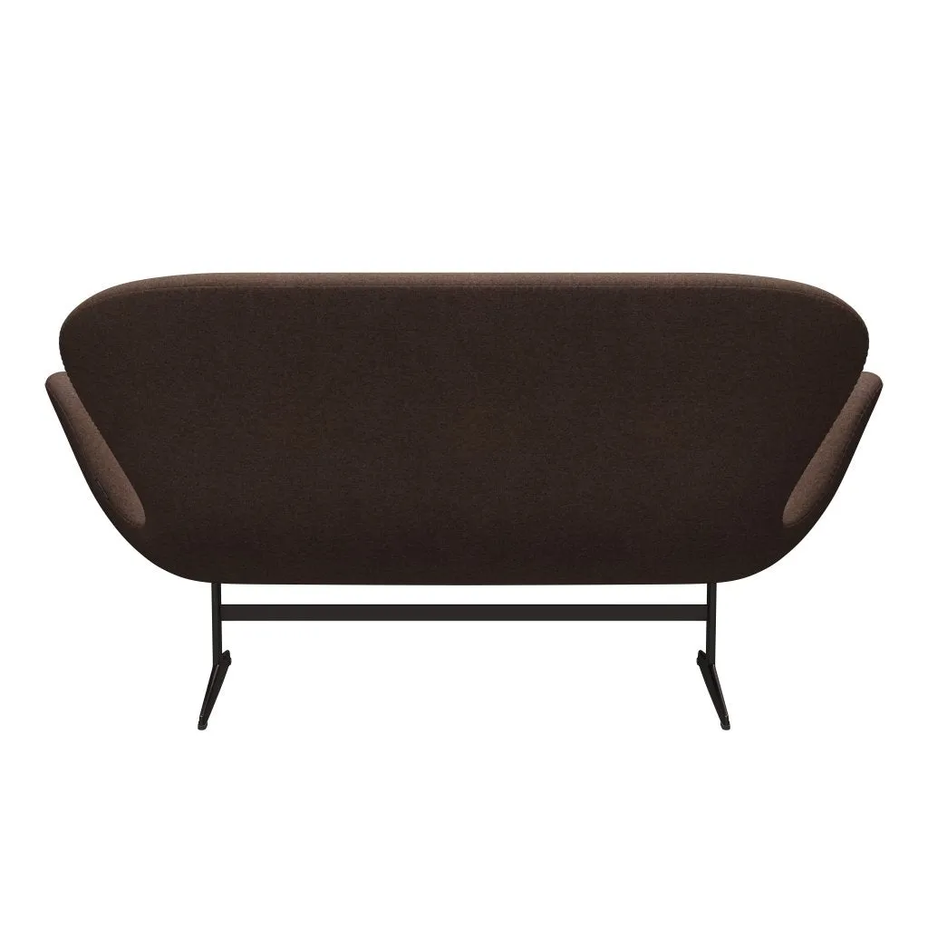 Fritz Hansen Swan™ Sofa 2 Seater, Brown Bronze/Divina Md Hazelnut