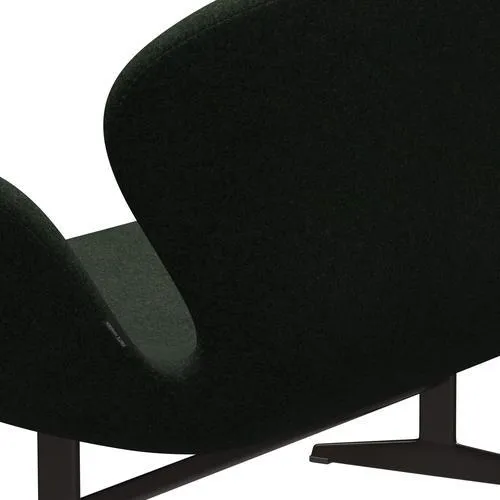 Fritz Hansen Swan™ Sofa 2 Seater, Brown Bronze/Divina Md Moss Green