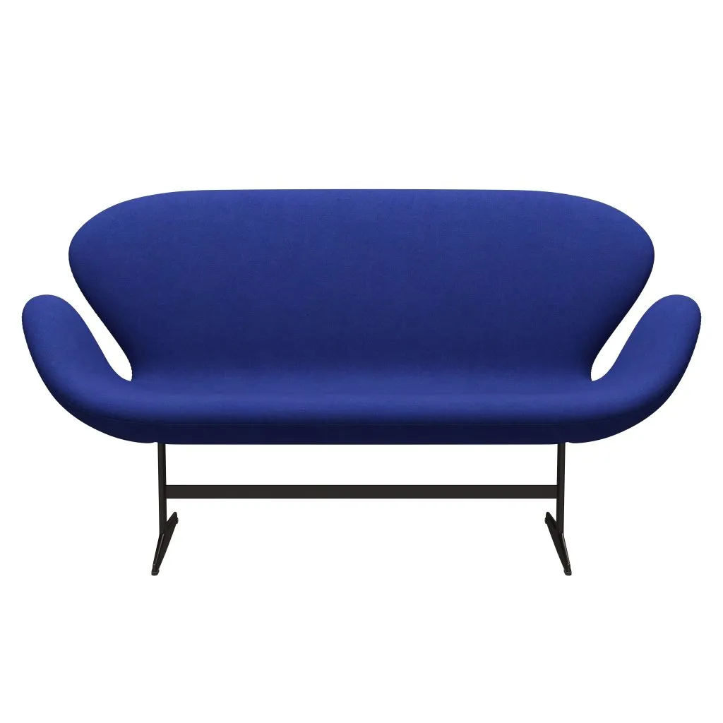 Fritz Hansen Swan™ Sofa 2 Seater, Brown Bronze/Divina Melange Blue