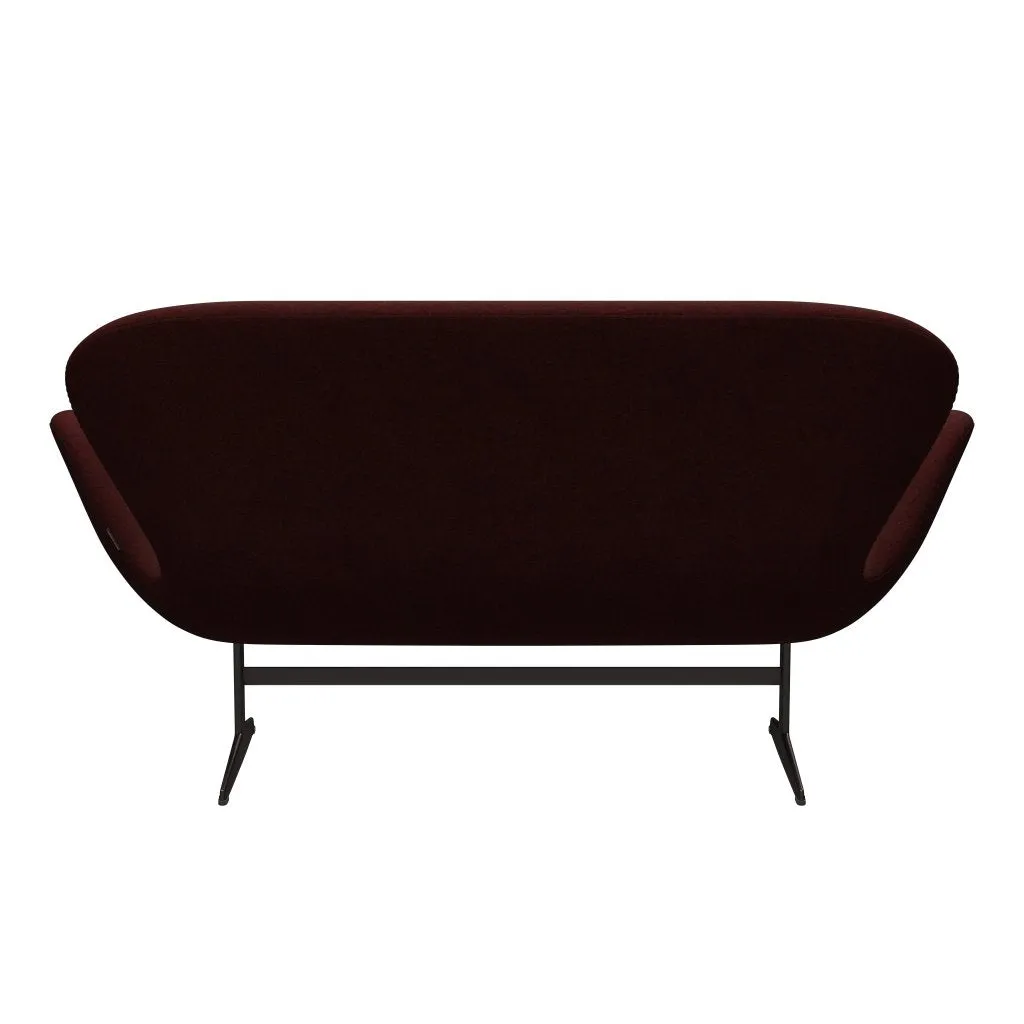 Fritz Hansen Swan™ Sofa 2 Seater, Brown Bronze/Divina Melange Burgundy