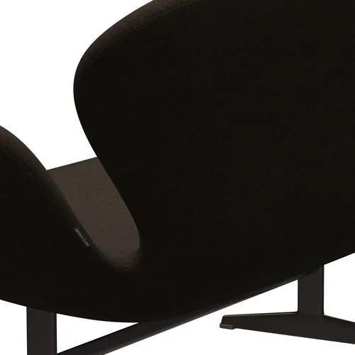 Fritz Hansen Swan™ Sofa 2 Seater, Brown Bronze/Divina Melange Dark Brown