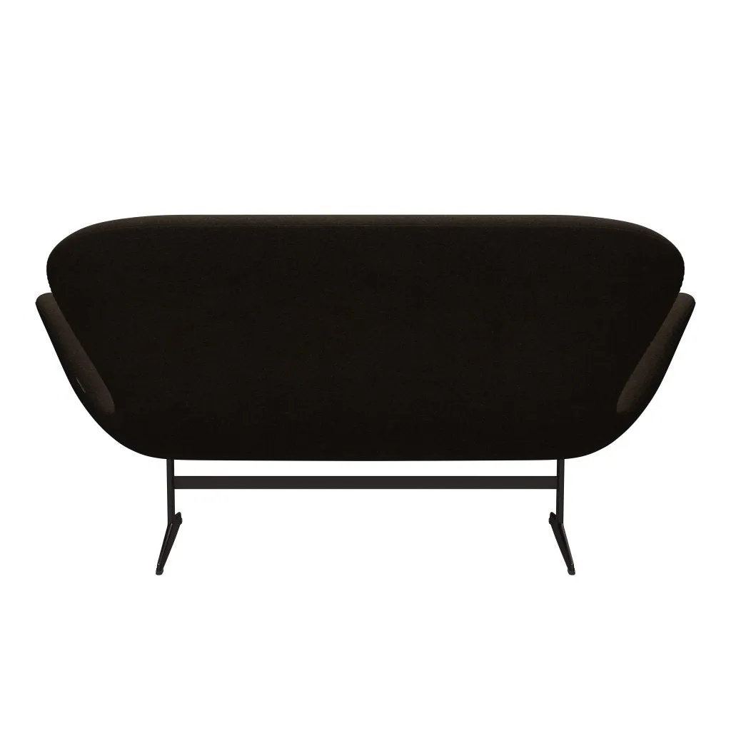 Fritz Hansen Swan™ Sofa 2 Seater, Brown Bronze/Divina Melange Dark Brown