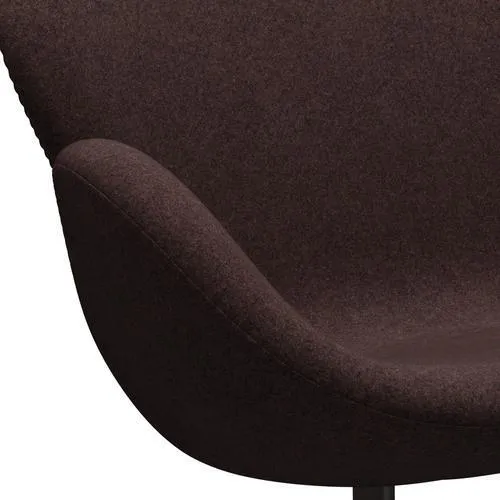 Fritz Hansen Swan™ Sofa 2 Seater, Brown Bronze/Divina Melange Dusty Violet