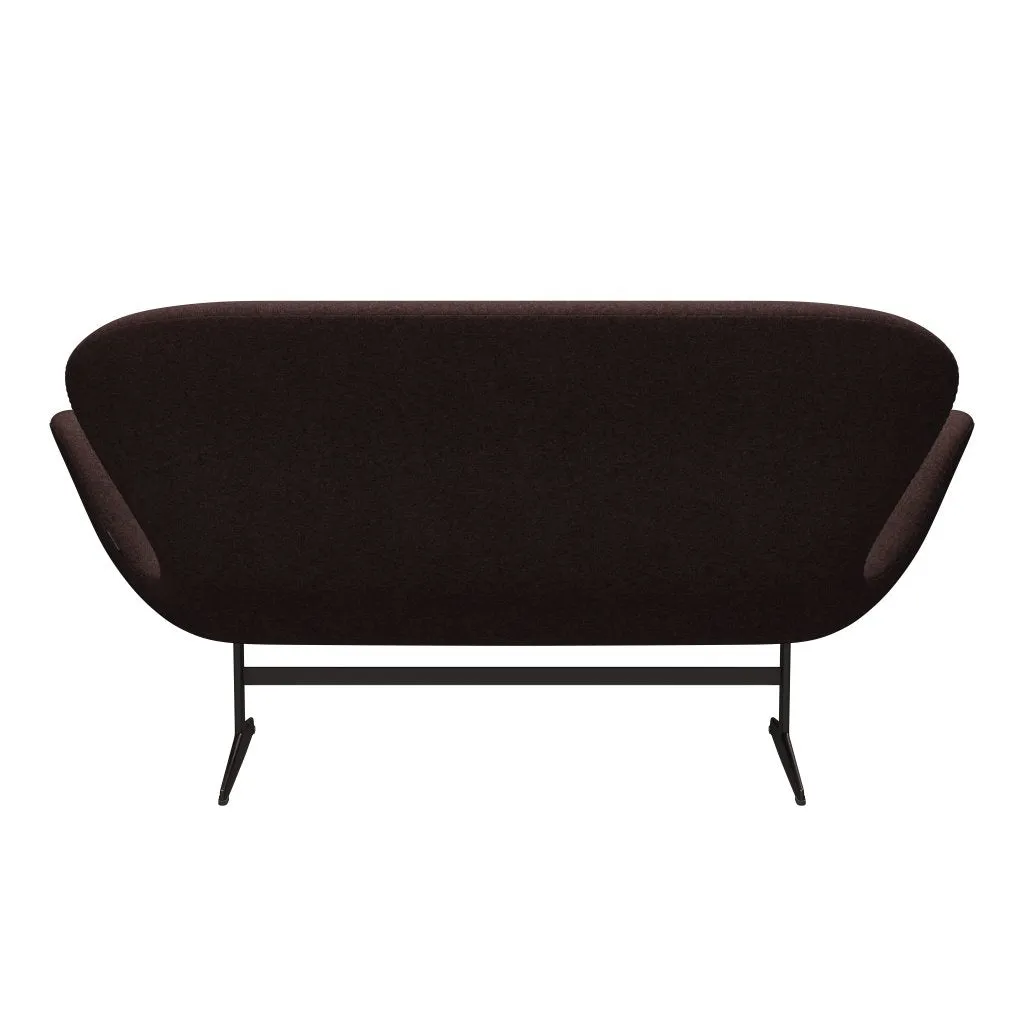 Fritz Hansen Swan™ Sofa 2 Seater, Brown Bronze/Divina Melange Dusty Violet