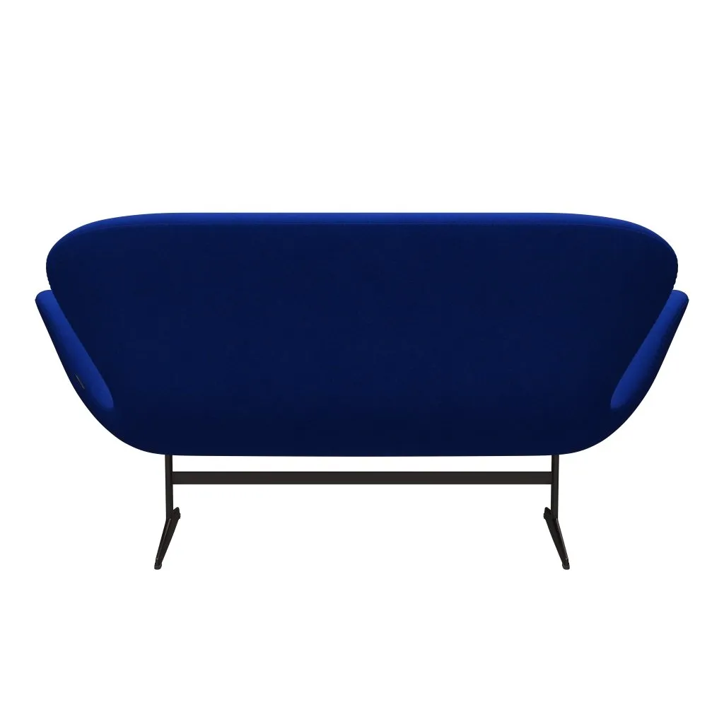 Fritz Hansen Swan™ Sofa 2 Seater, Brown Bronze/Divina Melange Electric Blue