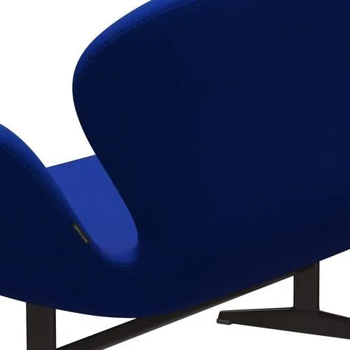 Fritz Hansen Swan™ Sofa 2 Seater, Brown Bronze/Divina Melange Electric Blue