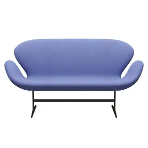 Fritz Hansen Swan™ Sofa 2 Seater, Brown Bronze/Divina Pastel Blue