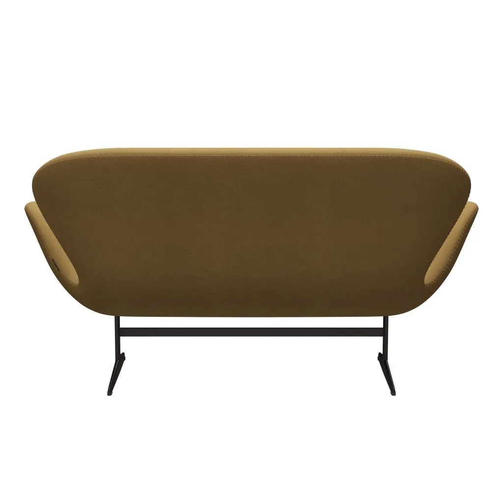 Fritz Hansen Swan™ Sofa 2 Seater, Brown Bronze/Divina Sand Light