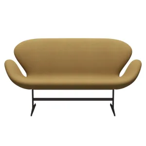 Fritz Hansen Swan™ Sofa 2 Seater, Brown Bronze/Divina Sand Light