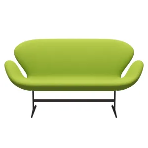 Fritz Hansen Swan™ Sofa 2 Seater, Brown Bronze/Fame Neon Green