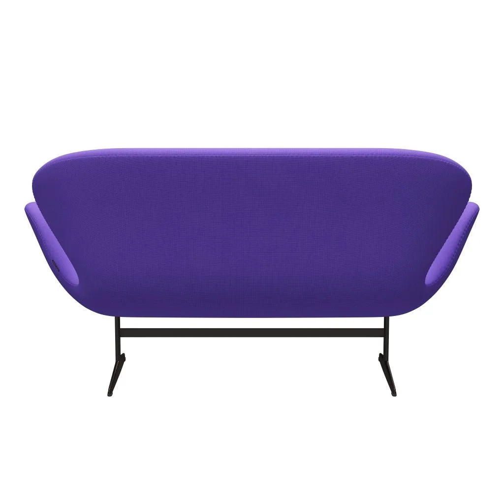 Fritz Hansen Swan™ Sofa 2 Seater, Brown Bronze/Fame Violet Light
