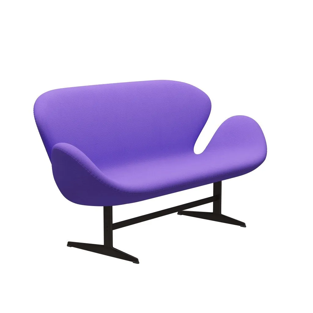 Fritz Hansen Swan™ Sofa 2 Seater, Brown Bronze/Fame Violet Light