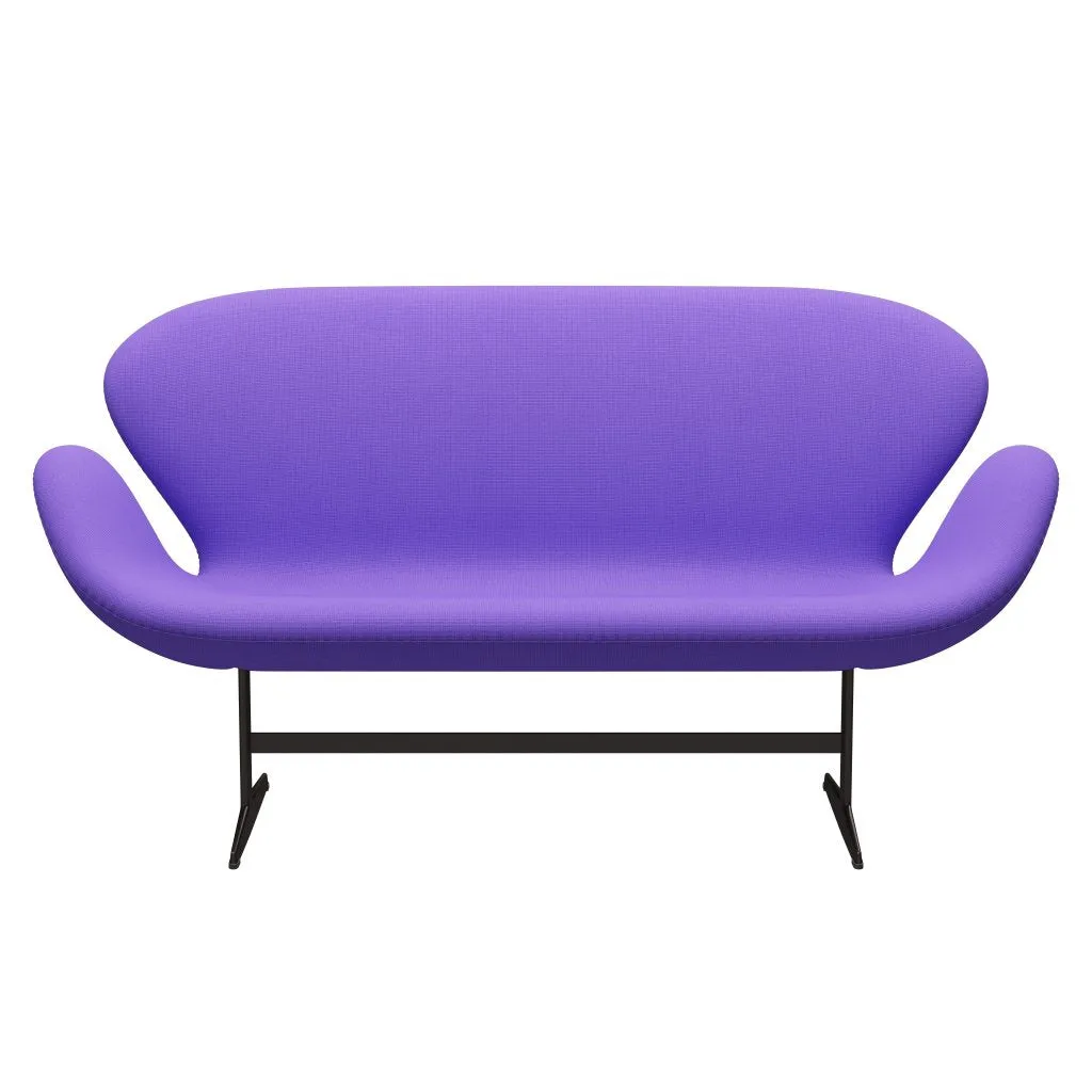 Fritz Hansen Swan™ Sofa 2 Seater, Brown Bronze/Fame Violet Light