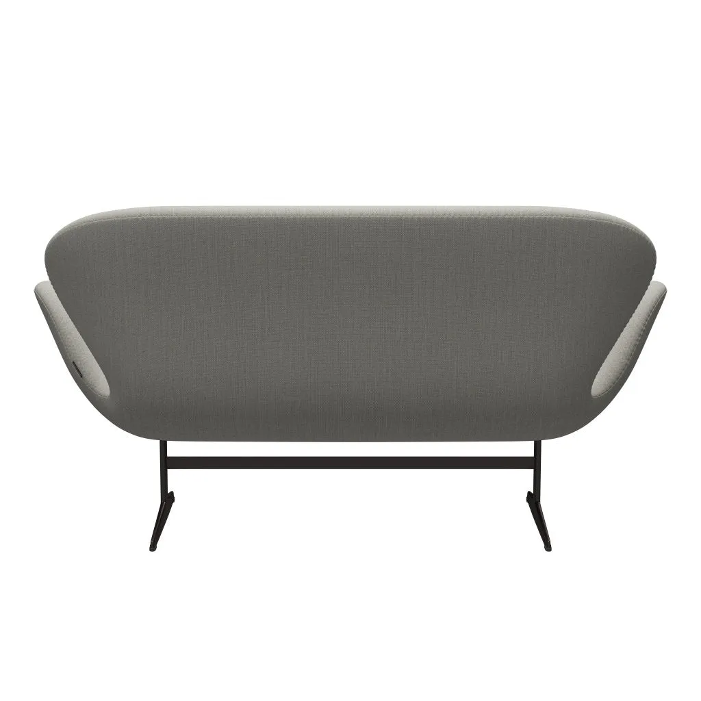 Fritz Hansen Swan™ Sofa 2 Seater, Brown Bronze/Fiord Beige/Stone