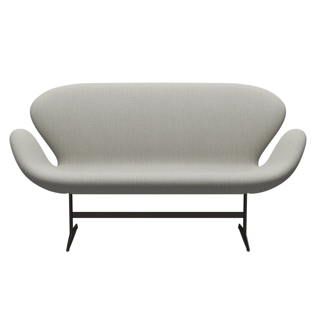 Fritz Hansen Swan™ Sofa 2 Seater, Brown Bronze/Fiord Beige/Stone