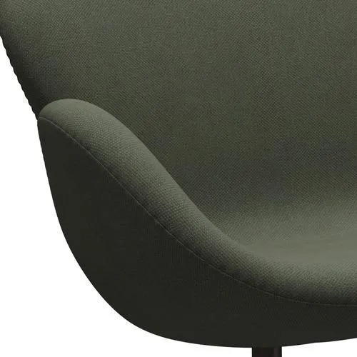 Fritz Hansen Swan™ Sofa 2 Seater, Brown Bronze/Fiord Olive Green/Medium Green