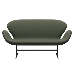 Fritz Hansen Swan™ Sofa 2 Seater, Brown Bronze/Fiord Olive Green/Medium Green