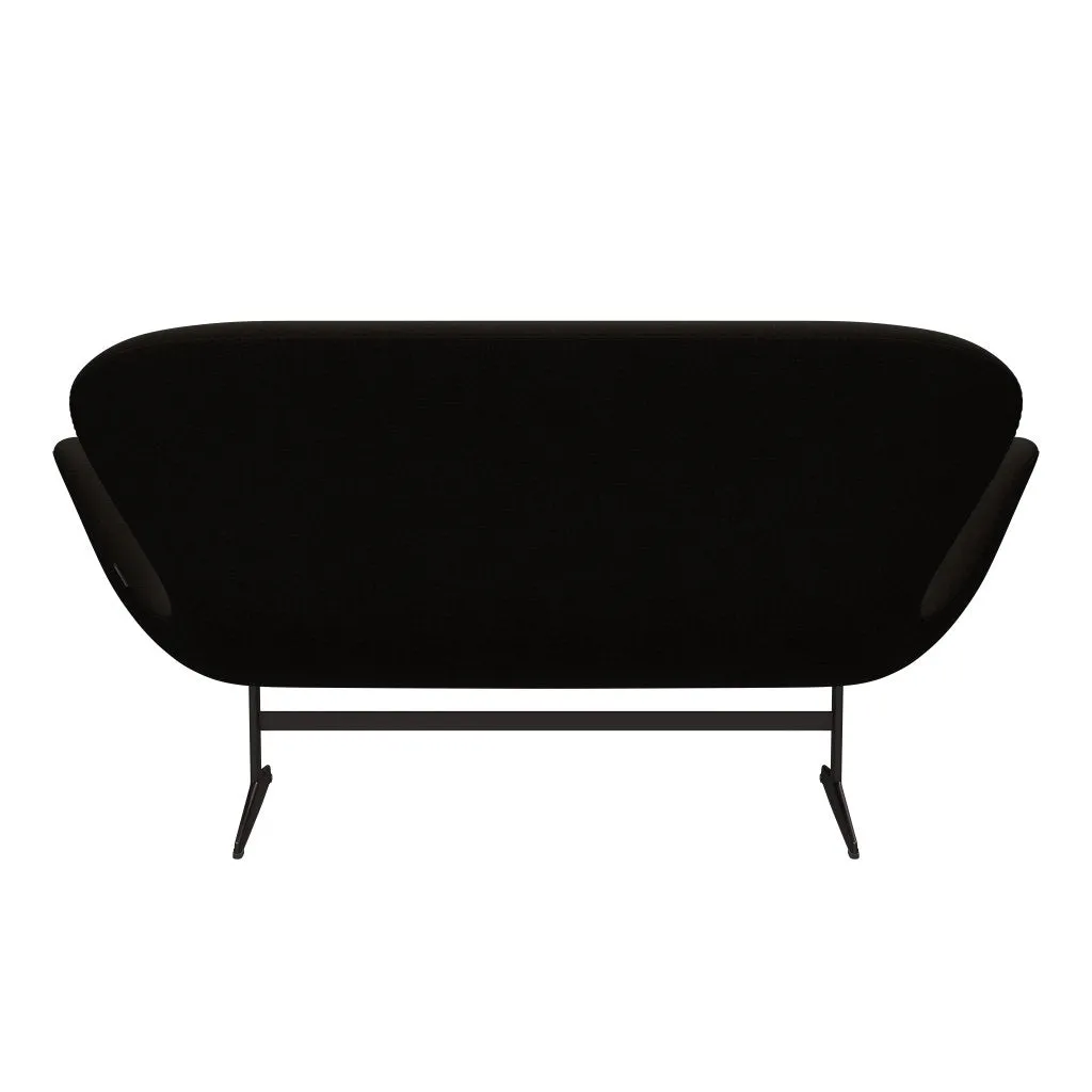 Fritz Hansen Swan™ Sofa 2 Seater, Brown Bronze/Hallingdal Dark Brown