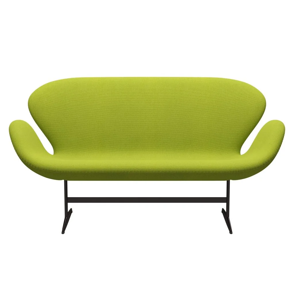 Fritz Hansen Swan™ Sofa 2 Seater, Brown Bronze/Hallingdal Lime