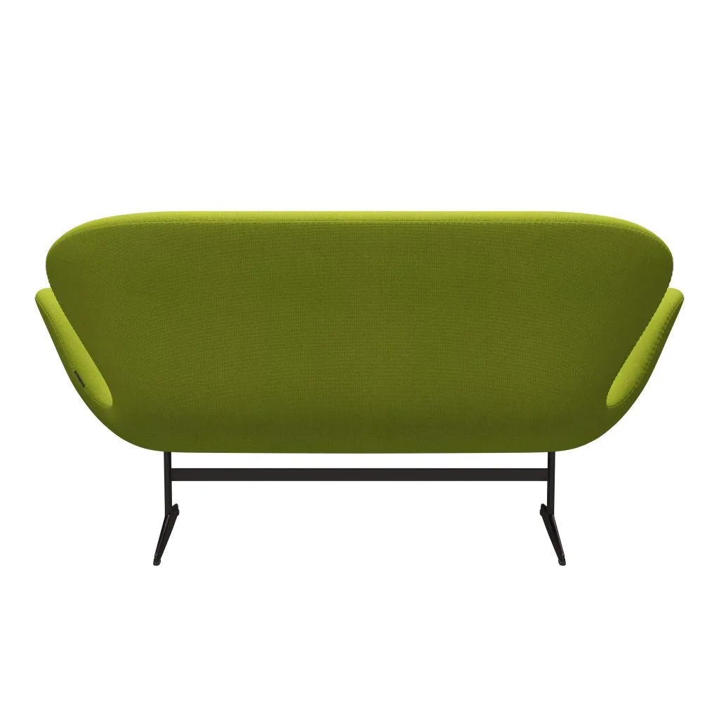 Fritz Hansen Swan™ Sofa 2 Seater, Brown Bronze/Hallingdal Lime