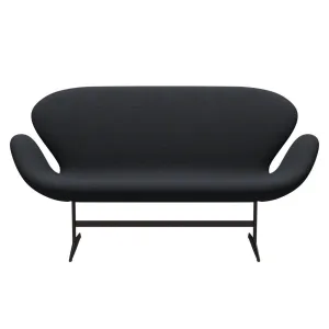 Fritz Hansen Swan™ Sofa 2 Seater, Brown Bronze/Hallingdal Violet/Green