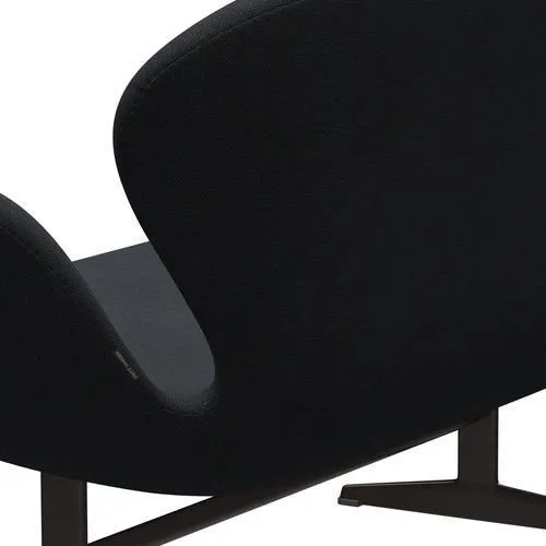Fritz Hansen Swan™ Sofa 2 Seater, Brown Bronze/Hallingdal Violet/Green