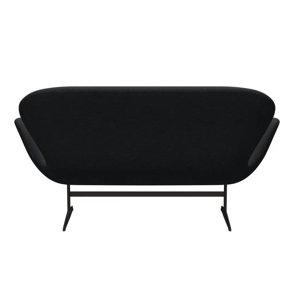 Fritz Hansen Swan™ Sofa 2 Seater, Brown Bronze/Hallingdal Violet/Green