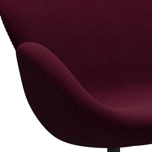 Fritz Hansen Swan™ Sofa 2 Seater, Brown Bronze/Hallingdal Wine Red/Violet