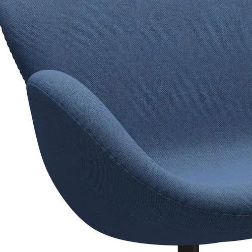 Fritz Hansen Swan™ Sofa 2 Seater, Brown Bronze/Re Wool Blue/Natural