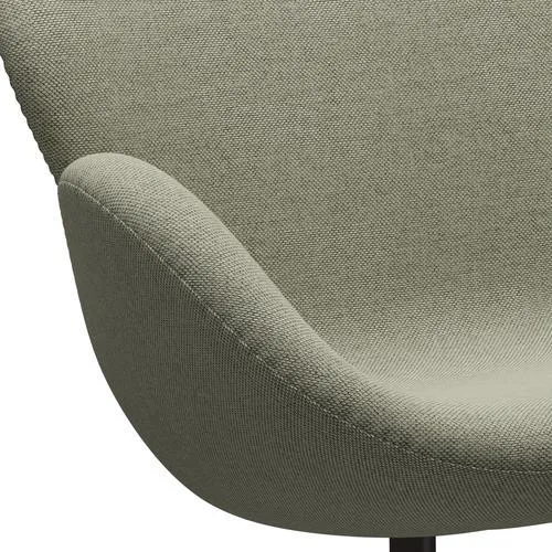 Fritz Hansen Swan™ Sofa 2 Seater, Brown Bronze/Re Wool Lime Green/Nature