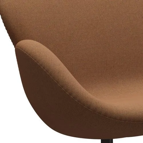 Fritz Hansen Swan™ Sofa 2 Seater, Brown Bronze/Re Wool Ornage/Natural