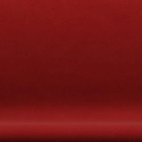 Fritz Hansen Swan™ Sofa 2 Seater, Satin Brushed Aluminium/Divina Bordeaux