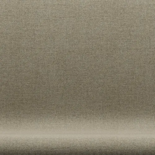 Fritz Hansen Swan™ Sofa 2 Seater, Satin Brushed Aluminium/Re Wool Light Beige/Natural