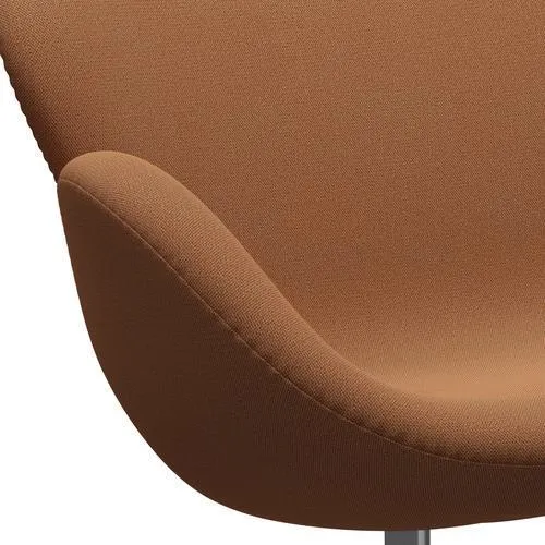 Fritz Hansen Swan™ Sofa 2 Seater, Satin Brushed Aluminum/Capture Copper