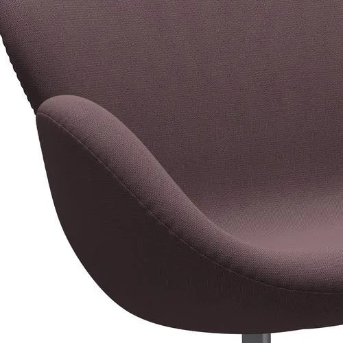 Fritz Hansen Swan™ Sofa 2 Seater, Silver Grey/Capture Aubergine